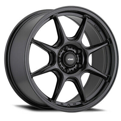 16x7.5 Konig Lockout Gloss Black 5x100 ET45 CB73.1 Wheel Rim