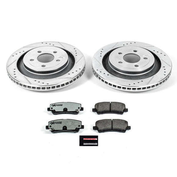 PowerStop Z26 Street Performance Ceramic Brake Pad and Drilled & Slotted Rotor K