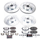 PowerStop Z26 Street Performance Ceramic Brake Pad and Drilled & Slotted Rotor K
