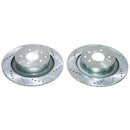 PowerStop Evolution Drilled Slotted Rotors Pair Rear For INFINITI G35