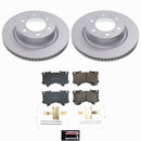 Genuine Geomet Coated Rotor and Low-Dust Ceramic Brake Pad Kit