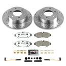 PowerStop Z36 Carbon-Fiber Ceramic Brake Pad with Drilled and Slotted Rotor Kit