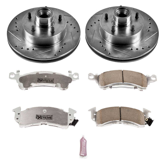 PowerStop Z26 Street Performance Ceramic Brake Pad and Drilled & Slotted Rotor K