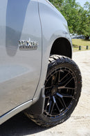 22x10 Arena Wheel Battle Satin Black Wheel 6x139.7 ET-18 CB106.1