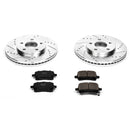 PowerStop Z23 Daily Driver Carbon-Fiber Ceramic Brake Pad and Drilled & Slotted
