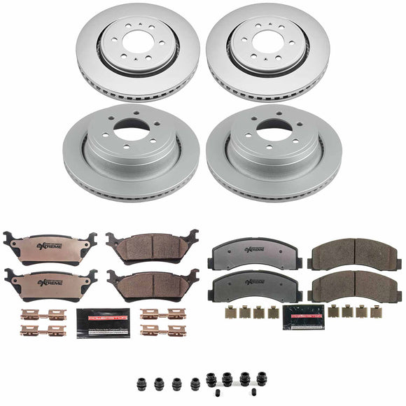 Z36 Truck & Tow Premium Carbon-Fiber Ceramic Brake Pad and Fully Coated Rotor Ki