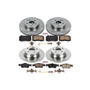 PowerStop OE Stock Replacement Low-Dust Ceramic Brake Pad and Rotor Kit