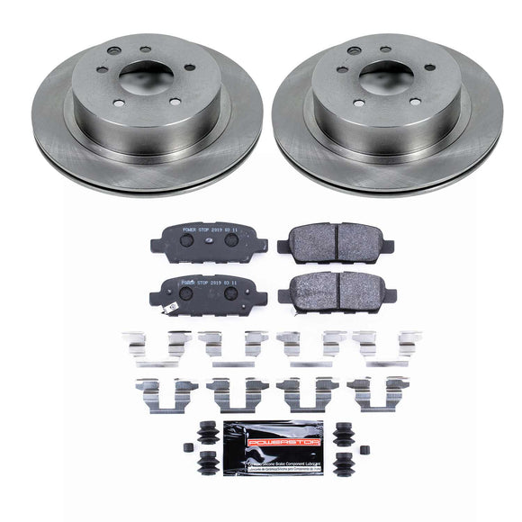 PowerStop Track Day Spec High-Performance Brake Pad and Rotor Kit