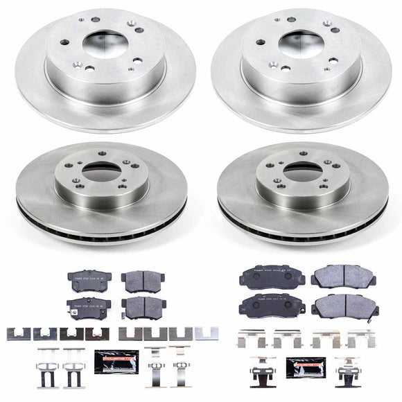 PowerStop Track Day Spec High-Performance Brake Pad and Rotor Kit