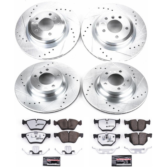 PowerStop Z26 Street Performance Ceramic Brake Pad and Drilled & Slotted Rotor K