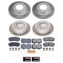 PowerStop Semi-Coated Rotor and Low-Dust Ceramic Brake Pad Kit