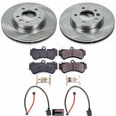 PowerStop OE Stock Replacement Low-Dust Ceramic Brake Pad and Rotor Kit