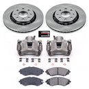 PowerStop OE Stock Replacement Low-Dust Ceramic Brake Pad, Rotor and Caliper Kit