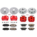PowerStop Z23 Daily Driver Carbon-Fiber Ceramic Pads Drilled & Slotted Rotor & C