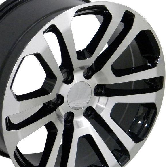 20" Replica Wheel CV99 Fits GMC Sierra Rim 20x9 Machined Wheel