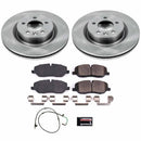PowerStop OE Stock Replacement Low-Dust Ceramic Brake Pad and Rotor Kit