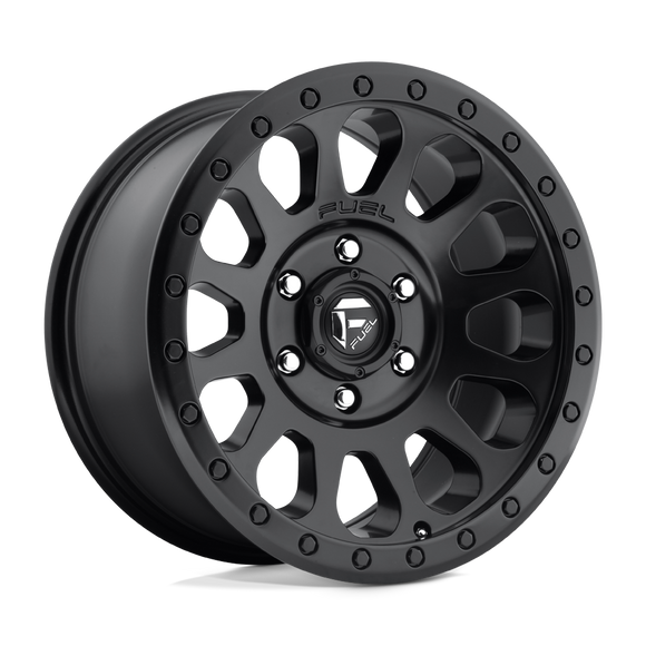 17X8.5 Fuel D579 Vector Matte Black 6X120 ET7 wheel/rim