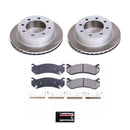 PowerStop Semi-Coated Rotor and Low-Dust Ceramic Brake Pad Kit