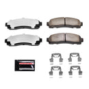 PowerStop Z36 Truck And Tow Carbon-Fiber Ceramic Brake Pads With Hardware
