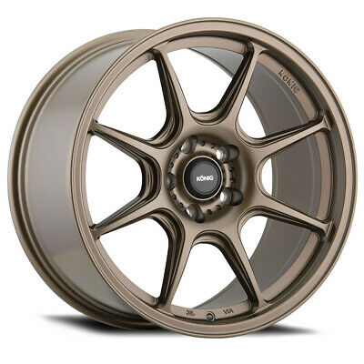 17x8 Konig Lockout Matte Bronze 4x100 ET45 Wheel Rim