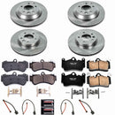 PowerStop OE Stock Replacement Low-Dust Ceramic Brake Pad and Rotor Kit