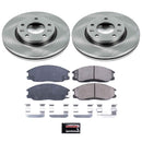 PowerStop OE Stock Replacement Low-Dust Ceramic Brake Pad and Rotor Kit