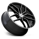19X8 Petrol P5C Gloss Black W/ Machined Face 5X120 ET35 wheel/rim