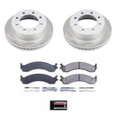 PowerStop Semi-Coated Rotor and Low-Dust Ceramic Brake Pad Kit