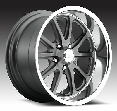 15x8 US Mag U111 Rambler Textured Gray With 5x114.3 ET1 CB72.56 Wheel