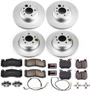 PowerStop Genuine Geomet Coated Rotor and Carbon-Fiber Ceramic Brake Pad Kit