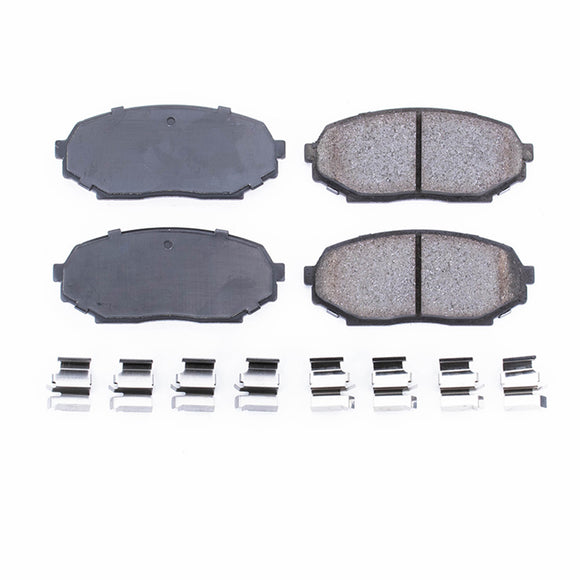 PowerStop Z17 Evolution Ceramic Brake Pads With Hardware