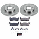 PowerStop OE Stock Replacement Low-Dust Ceramic Brake Pad and Rotor Kit
