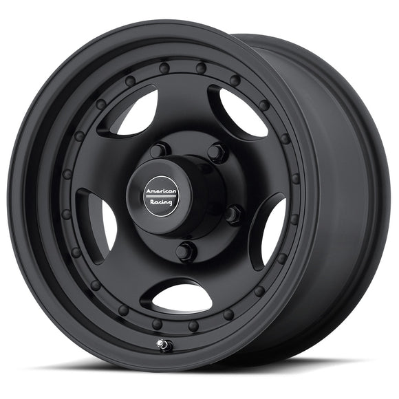 15X8 American Racing AR23 Black w/ Clearcoat Wheel/Rim 5x127 15-8 ET-19