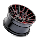 22x12 American Truxx AT1919 Evolution Black Prizm Red 6x135 ET-44 Wheel
