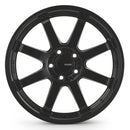 17x8 Enkei Vanquish Gloss Black 5x114.3 ET40 CB72.6 Wheel Rim