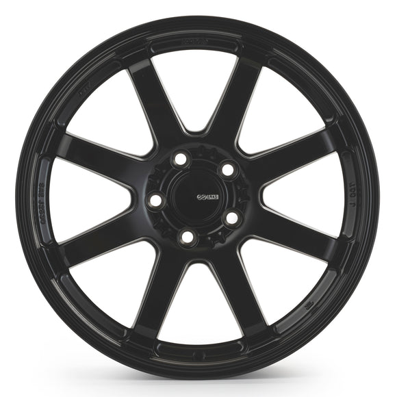 17x8 Enkei Vanquish Gloss Black 5x114.3 ET40 CB72.6 Wheel Rim