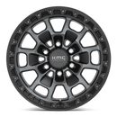 16X8 KMC KM718 SUMMIT Satin Black With Gray Tint 6X139.7 ET0 wheel/rim