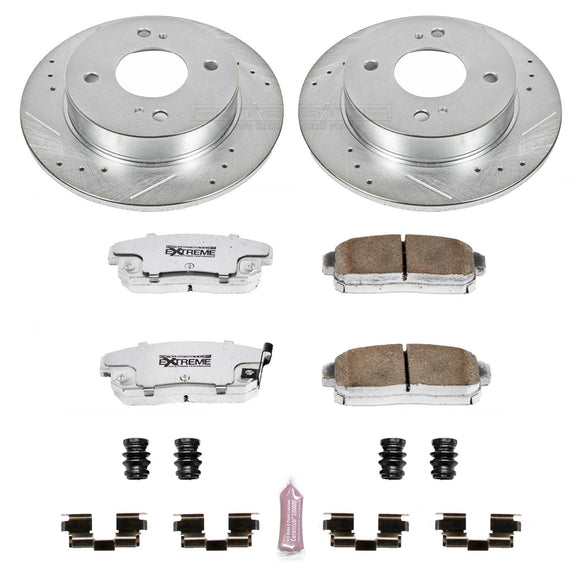 PowerStop Z26 Street Performance Ceramic Brake Pad and Drilled & Slotted Rotor K