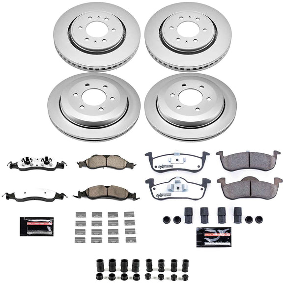 Z36 Truck & Tow Premium Carbon-Fiber Ceramic Brake Pad and Fully Coated Rotor Ki