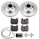 PowerStop Genuine Geomet Coated Rotor and Carbon-Fiber Ceramic Brake Pad Kit