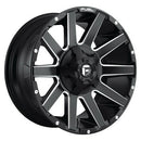 22X12 Fuel D616 Contra Matte Black Milled 6X135/6X139.7 ET-43 wheel/rim