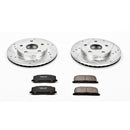 PowerStop Z23 Daily Driver Carbon-Fiber Ceramic Brake Pad and Drilled & Slotted