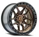 20x9 Arena Wheel Hustle Smoked Bronze Center Satin Black Lip 5x127 ET1 CB71.5