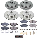 PowerStop OE Stock Replacement Low-Dust Ceramic Brake Pad and Rotor Kit