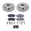 PowerStop Track Day Spec High-Performance Brake Pad and Rotor Kit