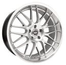 18X7.5 Enkei Lusso Hyper Silver Wheel/Rim 5x100 5-100 469-875-8042HS