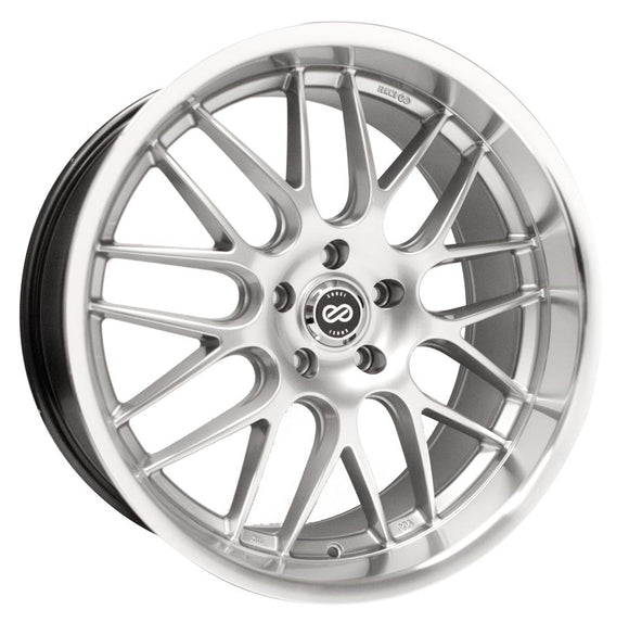 18X7.5 Enkei Lusso Hyper Silver Wheel/Rim 5x100 5-100 469-875-8042HS