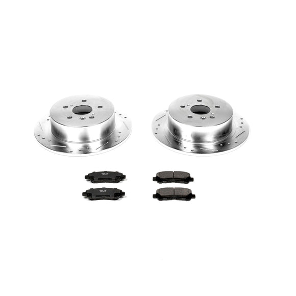 PowerStop Z23 Daily Driver Carbon-Fiber Ceramic Brake Pad and Drilled & Slotted