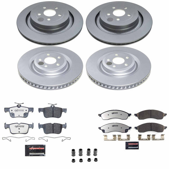 Z36 Truck & Tow Premium Carbon-Fiber Ceramic Brake Pad and Fully Coated Rotor Ki