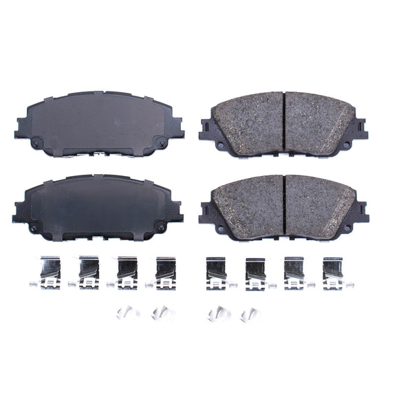 PowerStop Z17 Evolution Ceramic Brake Pads With Hardware